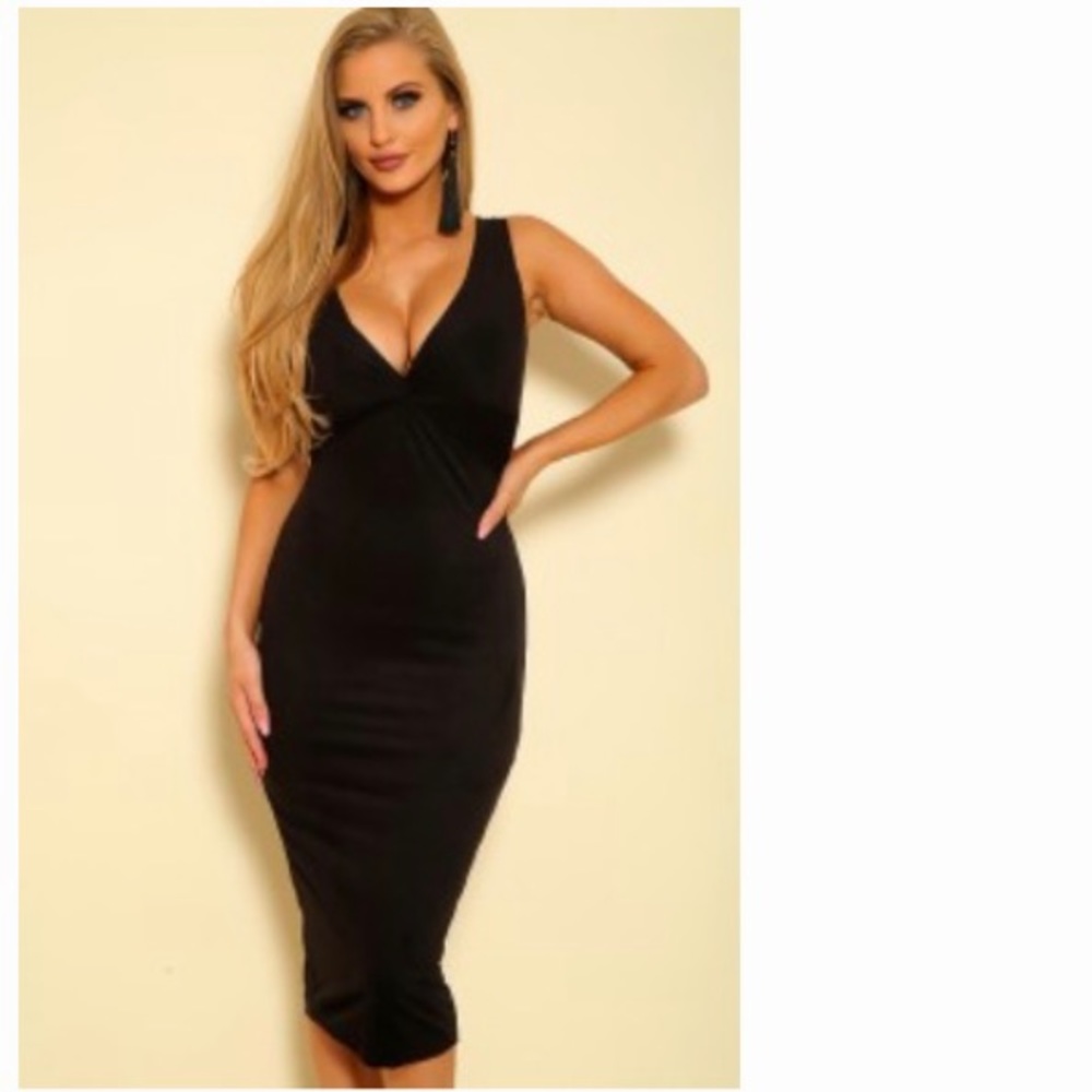 Sexy suede dress